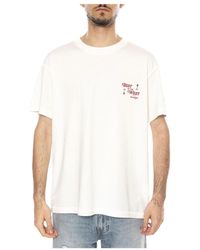 Wrangler - Tops ,Wit ,Katoen T-Shirts - Lyst
