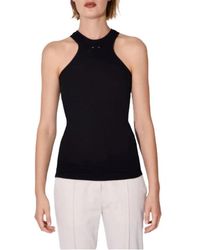Barbara Bui - Tops ,Zwart ,Jersey Tanktop - Lyst