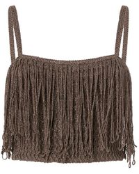 Pinko - Tops ,Bruin ,Sleeveless Tops - Lyst