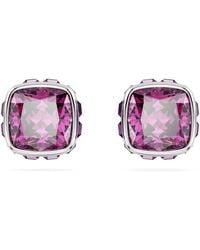 Swarovski - Birthstone ohrstecker, kissenschliff, februar - Lyst
