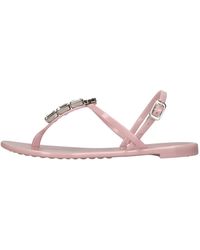 Casadei - Flat Sandals - Lyst