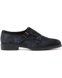 Santoni - Monk Strap Loafers - Lyst