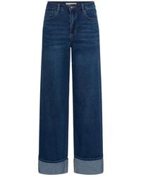 Kaffe - Wide Jeans - Lyst
