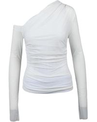 Aniye By - Overhemden ,Wit ,Polyester Blouses - Lyst