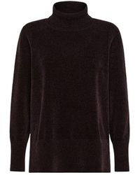 Rrd - Chenille Rollkragenpullover Bordeaux - Lyst