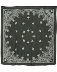 Destin - Accessoires ,Groen ,Wol Judy Carre Sjaal 90X 90 Cm - Lyst