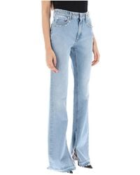 Alessandra Rich - Straight jeans - Lyst