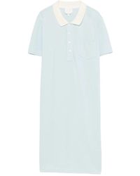 A.P.C. - Kleedjes ,Blauw ,Katoen Polo Jurk - Lyst