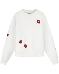 FABIENNE CHAPOT - Truien & Vesten ,Wit ,Katoen Terry Kiss Sweater - Lyst