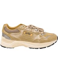 Autry - Hyperway Sneakers Van En Zilver Suède - Lyst