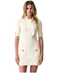 Elisabetta Franchi - Knitted Dresses - Lyst