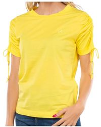 Nenette - Tops ,Geel ,Katoen Dean T-Shirt - Lyst