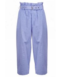 SOLOTRE - Pantalone Abf Oxford A Righe - Lyst