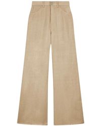Dondup - Hose Mit Hoher Taille Und Weitem Bein - Lyst