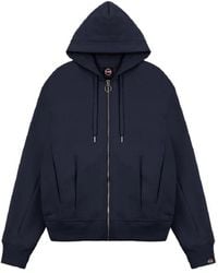 Colmar - Blauer kapuzen-zip-sweater - Lyst