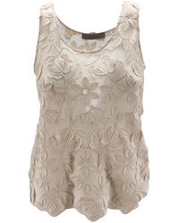 D.exterior - Sleeveless Tops - Lyst