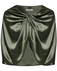 By Malene Birger - Jassen ,Groen ,Polyester Pinlos Cape - Lyst