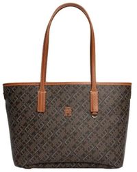 Tommy Hilfiger - Monogram Medium Tote Bag Mit Strukturierter Oberfläche - Lyst
