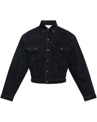 Entire studios - Jassen ,Zwart ,Katoen Jean Jacket - Lyst