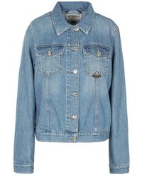 Roy Rogers - Giacca in denim con colletto - Lyst