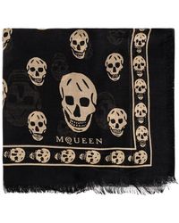 McQueen - Silky Scarves - Lyst