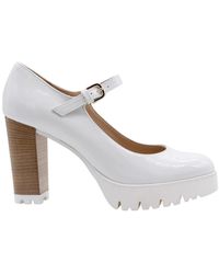 Luca Grossi - Schoenen ,Wit ,Elegante Mary Jane Pump Ravello - Lyst