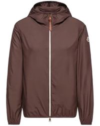 Moncler - Jassen ,Bruin ,Lichtgewicht Jas - Lyst