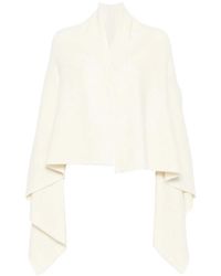 Rick Owens - Off- Drapierter Pullover Mit Asymmetrischem Saum - Lyst