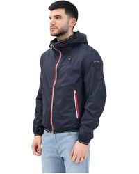 Blauer - Jassen ,Blauw ,Blauwe Windjack Lente Zomer - Lyst