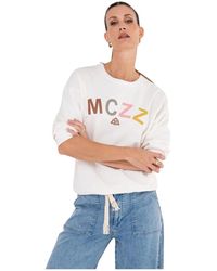 Maicazz - Hoodies & Sweatvesten ,Wit ,Terra Sweatshirt - Lyst