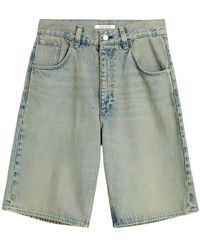 sunflower - Korte Broeken ,Blauw ,Katoen Super Wide Short - Lyst