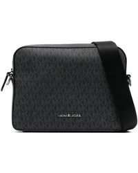 Michael Kors - Schwarze dual crossbody tasche - Lyst