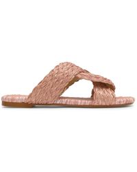 Castañer - Schoenen ,Roze ,Leer Padme Flat Sandal - Lyst