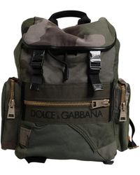 Dolce & Gabbana - Militärgrüner Patchwork-Schulranzen - Lyst