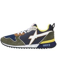 W6yz - Sneakers in tessuto tecnico e suede jet-m. - Lyst