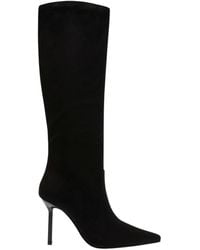Steve Madden - Bota De Tacón Alto Intruder Negra, Mujer, Talla - Lyst