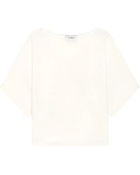 Alpha Studio - Tops ,Scollo Barca M/Manche Kimono - Lyst