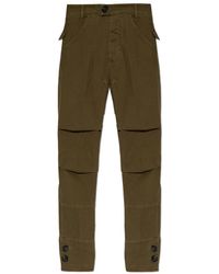 DSquared² - Broeken ,Groen ,Katoen Broeken Met Toelopende Pijpen - Lyst