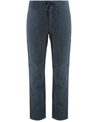 120% Lino - Straight Trousers - Lyst