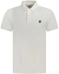 Timberland - Tops ,Wit ,Katoen Klassiek Passend Poloshirt - Lyst
