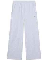 Champion - Broeken ,Grijs ,Katoen Reverse Weave Trainingsbroeken - Lyst