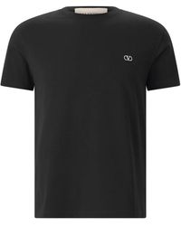 Valentino - Tops ,Zwart ,Katoen T-Shirts - Lyst