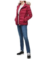 Calvin Klein Short Down Jacket J20j211541 - Rood