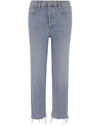 RE/DONE - 70S Stove Pipe Jeans - Lyst