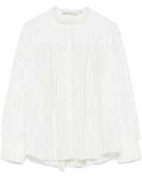 Alice + Olivia - Alice + Olivia Cora Cotton Blouse - Lyst