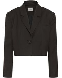 Gestuz - Jassen ,Bruin ,Leer Blazers - Lyst