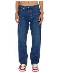 Off-White c/o Virgil Abloh - Skate Medium Cotton Jeans - Lyst