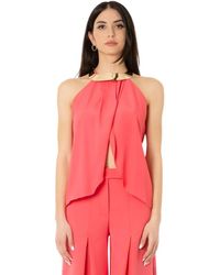 SIMONA CORSELLINI - Sleeveless Tops - Lyst