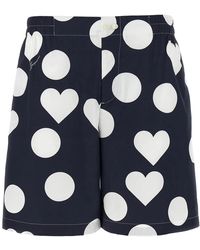 Jacquemus - Korte Broeken ,Veelkleurig ,Katoen Le Short Calecon - Lyst