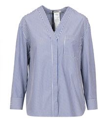 Max Mara - Overhemden ,Blauw ,Katoen Shirts - Lyst